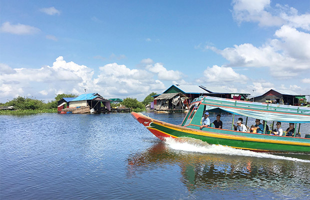Amazing Tonle Sap lake and Ox-Cart ride